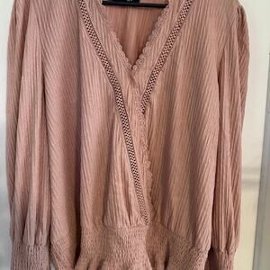 Plus size women’s 3X pink blouse